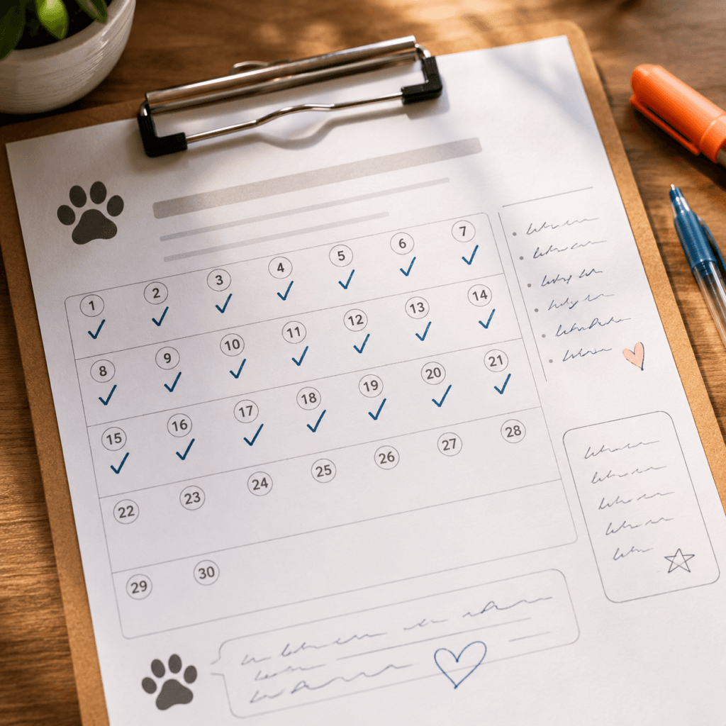 dog training starter kit printable checklist first week guide.png