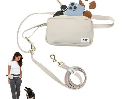 Hands-Free Dog Leash with Treat Pouch