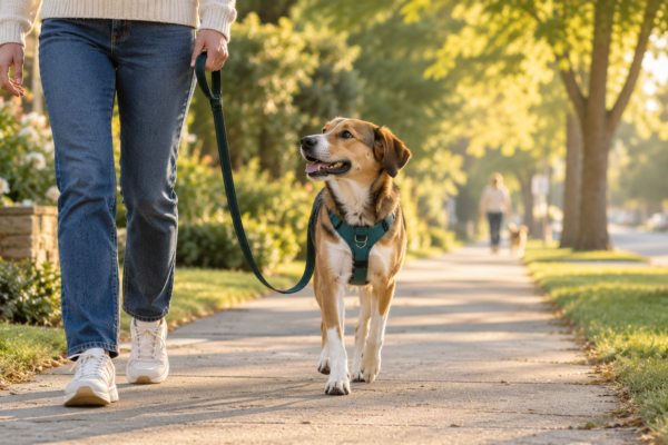 Leash and Harness Setup for a Reactive Dog: What Actually Helps